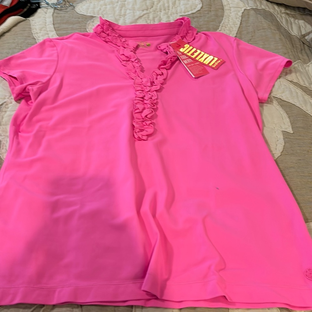 Lily Pulitzer pink top